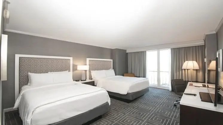 Standard Oda, 2 Çift Kişilik Yatak, Business Dinlenme Salonu Kullanımı, Manzaralı (Plaza View)