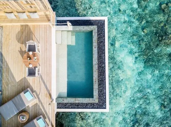 One Bedroom Lagoon Pool Villa with 50% Off on Seaplane transfers till 30th Sept 2024 for 2 Adults