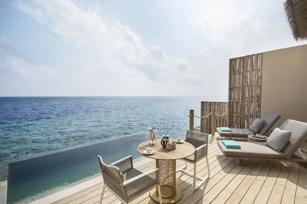 One Bedroom Lagoon Pool Villa with 50% Off on Seaplane transfers till 30th Sept 2024 for 2 Adults