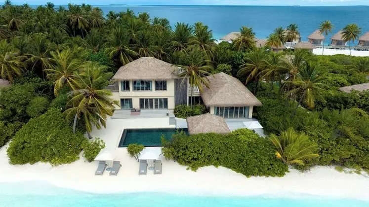 Two Bedroom Beachfront Pool Residence with 50% Off on Seaplane transfers till 30th Sept'24 for 4