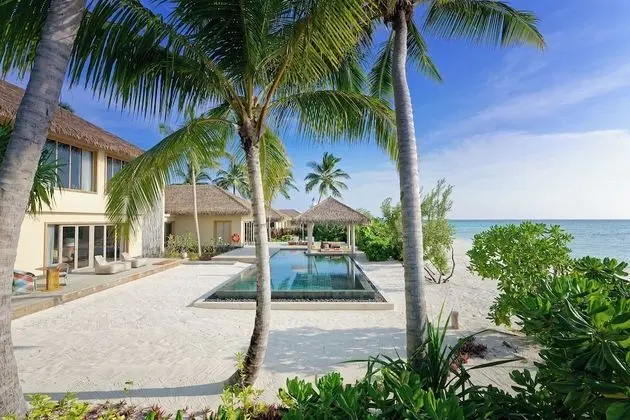 Two Bedroom Beachfront Pool Residence with 50% Off on Seaplane transfers till 30th Sept'24 for 4