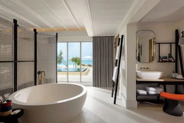 Two Bedroom Beachfront Pool Residence with 50% Off on Seaplane transfers till 30th Sept'24 for 4
