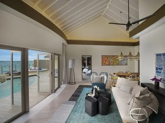Two Bedroom Overwater Pool Residence with 50% Off on Seaplane transfers till 30th Sept'24 for 4