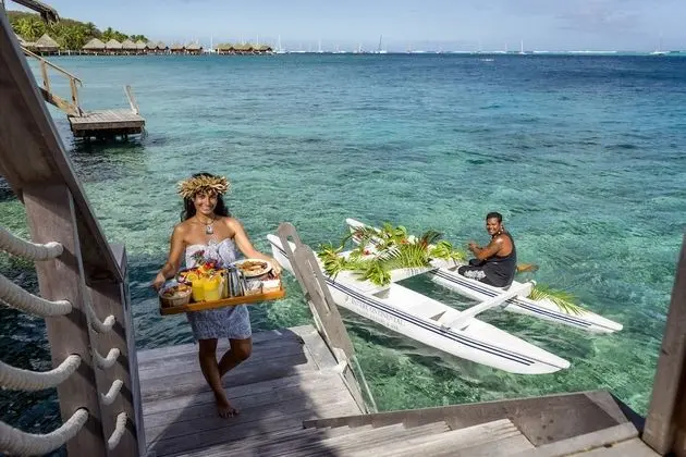 Süit, 1 En Büyük (King) Boy Yatak, Deniz Üstü (Motu, Overwater Bungalow)