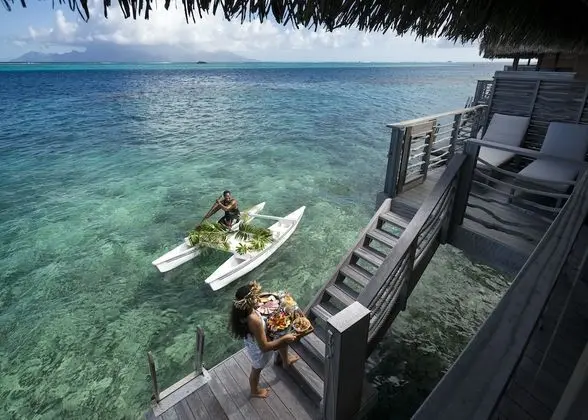 Süit, 1 En Büyük (King) Boy Yatak, Deniz Üstü (Motu, Overwater Bungalow)