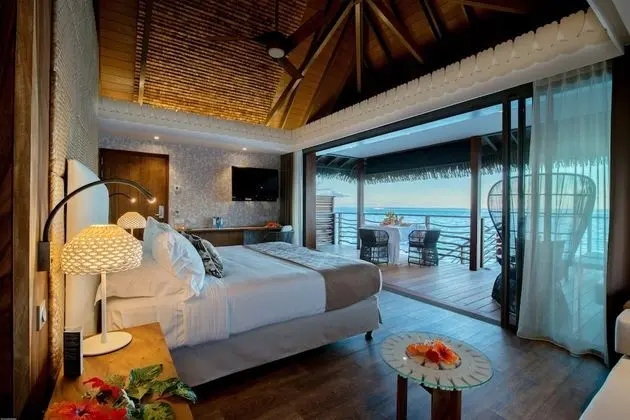 Süit, 1 En Büyük (King) Boy Yatak, Deniz Üstü (Motu, Overwater Bungalow)