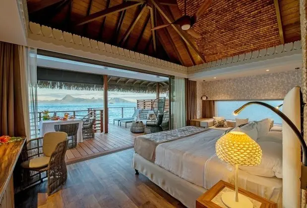 Süit, 1 En Büyük (King) Boy Yatak, Deniz Üstü (Motu, Overwater Bungalow)
