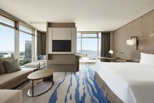 Premium Oda, 1 En Büyük (King) Boy Yatak, Deniz Manzaralı (Lounge Access)