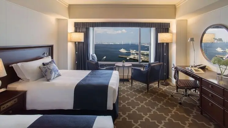 Premium Oda, 2 Tek Kişilik Yatak, Business Dinlenme Salonu Kullanımı, Liman Manzaralı (High Floor)