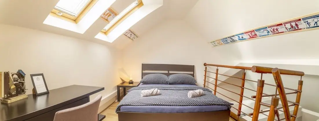 Deluxe Dubleks, 1 Yatak Odası, Ortak Banyo