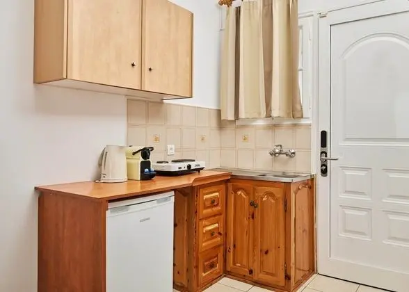 Double Studio with Sea and Garden View