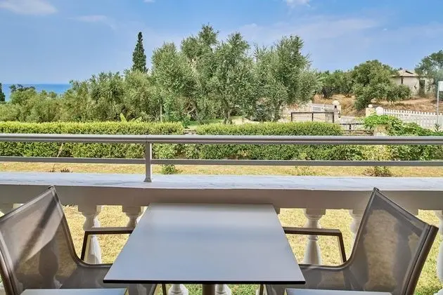 Double Studio with Sea and Garden View