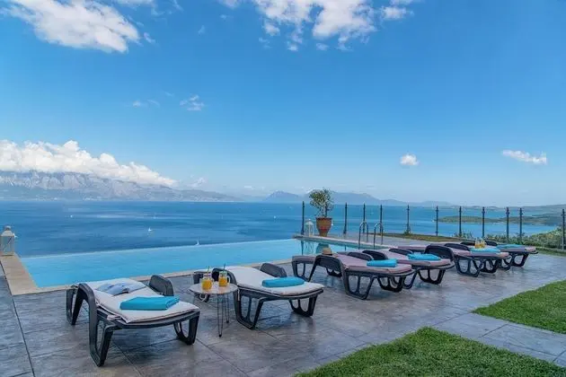 Deluxe Villa, 3 Yatak Odası, Kişiye Özel Havuzlu, Denize Bakan