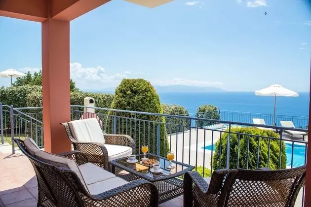 Luxury Villa, Kişiye Özel Havuzlu, Deniz Manzaralı (Odysseus)