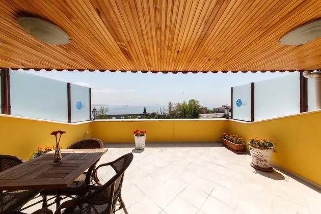 Family Dört Kişilik Oda, 1 Yatak Odası, Balkon/Veranda, Denize Bakan