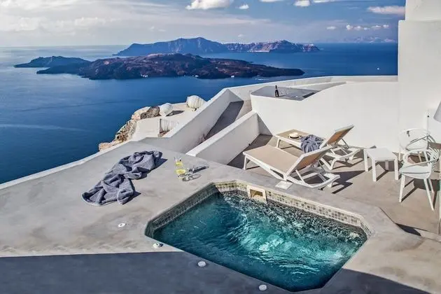 Superior Stüdyo Süit, Sıcak Su Havuzu (Caldera View)