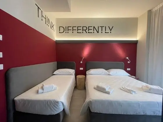 Design Üç Kişilik Oda, Birden Çok Yatak, Balkon, Şehir Manzaralı