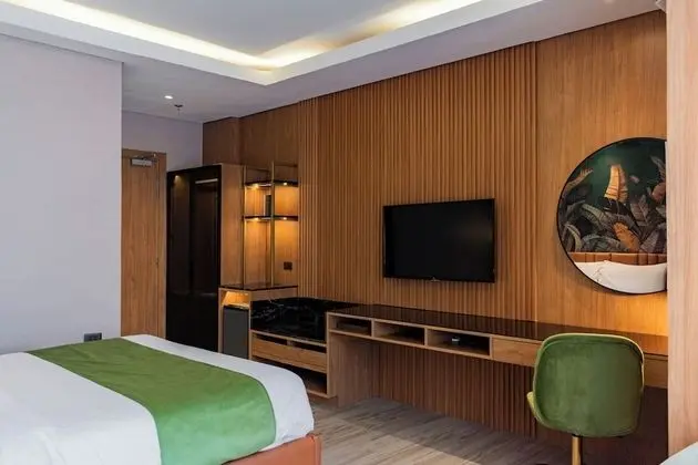 Premium Oda, 1 Büyük (Queen) Boy Yatak, Şehir Manzaralı