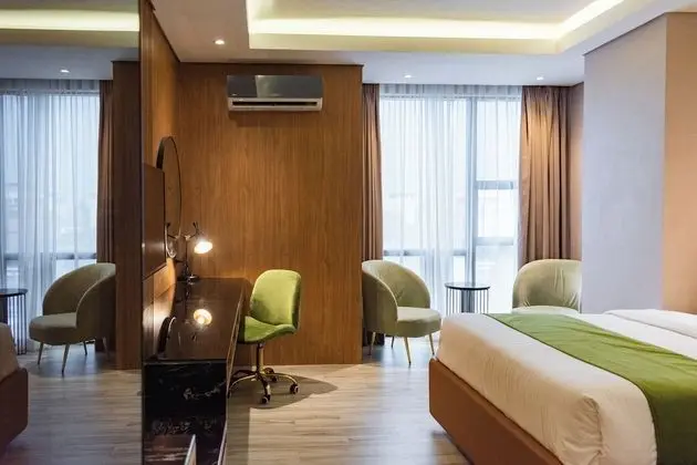 Premium Oda, 1 Büyük (Queen) Boy Yatak, Şehir Manzaralı
