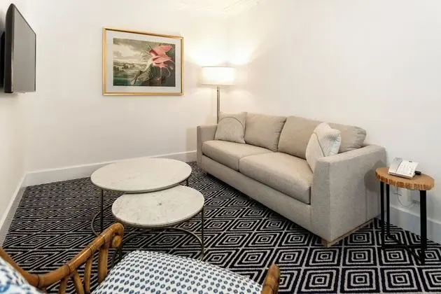 Oceanfront Balcony One Bedroom Suite, One King Primary/One Queen Pullout Sofa