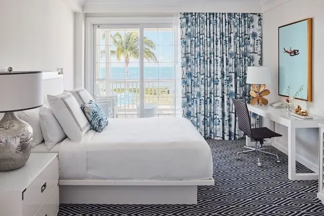 Oceanfront Balcony One Bedroom Suite, One King Primary/One Queen Pullout Sofa