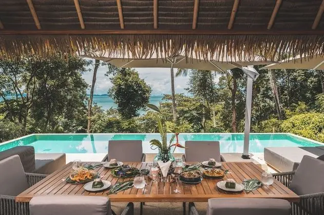 Villa, 3 Yatak Odası, Kişiye Özel Havuzlu, Okyanus Manzaralı (Round-Trip Boat Transfer)