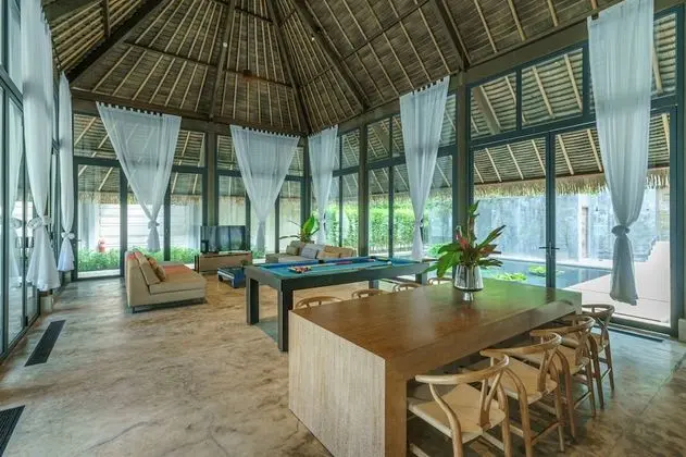 Villa, 4 Yatak Odası, Kişiye Özel Havuzlu, Okyanus Manzaralı (Round-Trip Boat Transfer)