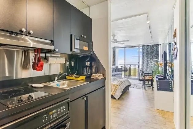 Daire, 1 Büyük (Queen) Boy Yatak ve Çekyat, Balkon, Okyanus Manzaralı
