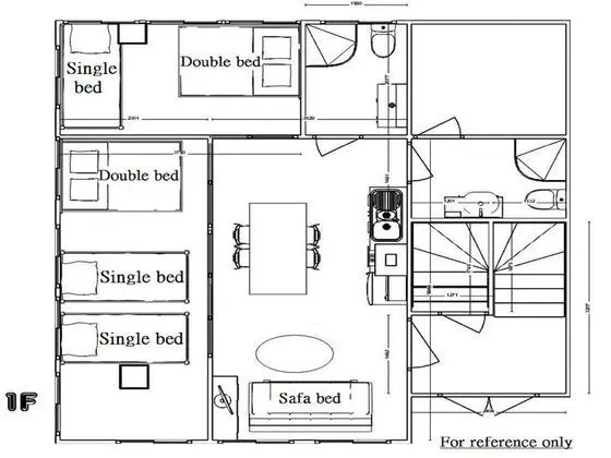 Apart Daire, 2 Yatak Odası, 2 Banyolu (1F)