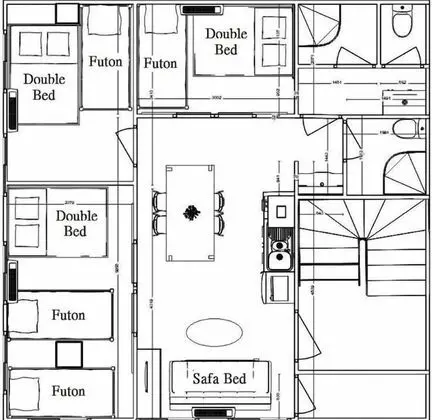 Apart Daire, 3 Yatak Odası, 2 Banyolu (3F)