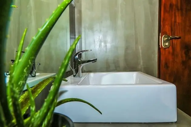 Deluxe Tek Büyük Yataklı Oda, Balkon, Bahçe Manzaralı
