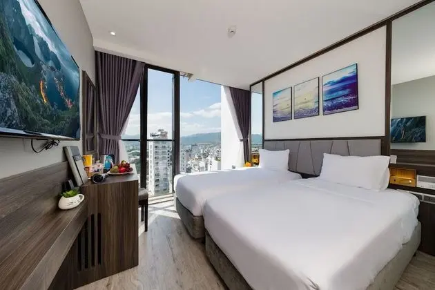 Deluxe Tek Büyük veya İki Ayrı Yataklı Oda, Şehir Manzaralı