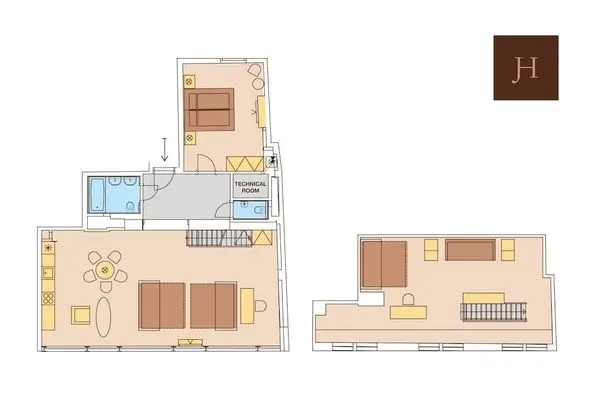 Dubleks, Mutfak (120 m2)