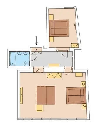 Süit, 2 Yatak Odası (85 m2)