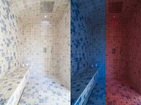 Deluxe Tek Büyük Yataklı Oda, Banyolu/Duşlu, Bahçe Manzaralı (Avec Hammam)