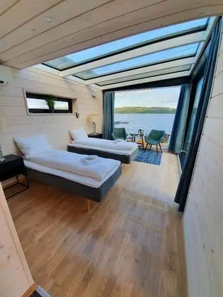 Comfort Dağ Evi, 2 Tek Kişilik Yatak, Koy Manzaralı, Deniz Üstü