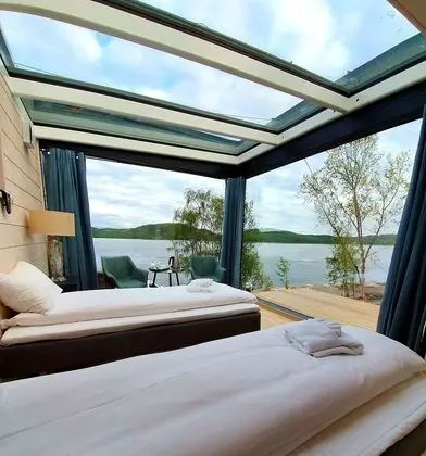 Comfort Dağ Evi, 2 Tek Kişilik Yatak, Koy Manzaralı, Deniz Üstü