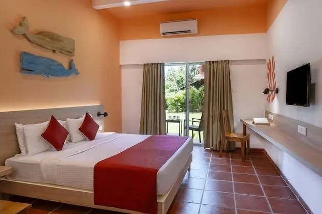 Deluxe Tek Büyük veya İki Ayrı Yataklı Oda, Bahçe Manzaralı