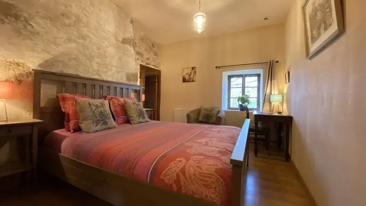 Classic Tek Büyük Yataklı Oda, Banyolu/Duşlu, Bahçe Manzaralı (Ecogite 3 épis GdF)