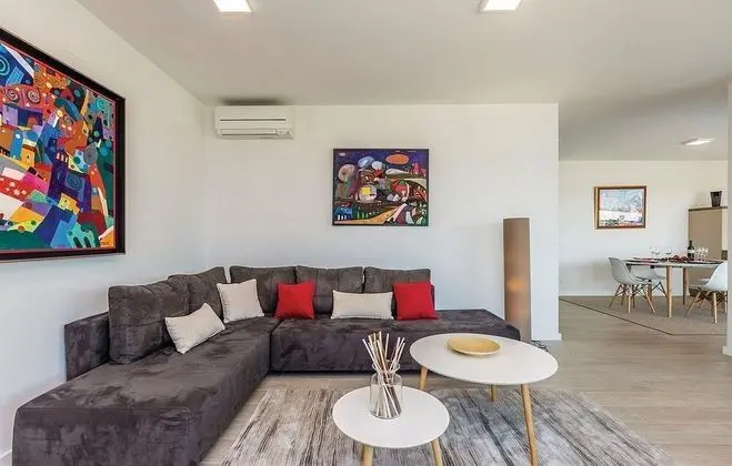 Luxury Apart Daire, 2 Yatak Odası, Deniz Manzaralı, Zemin Kat