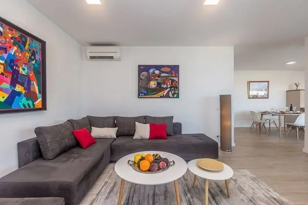 Luxury Apart Daire, 2 Yatak Odası, Deniz Manzaralı, Zemin Kat