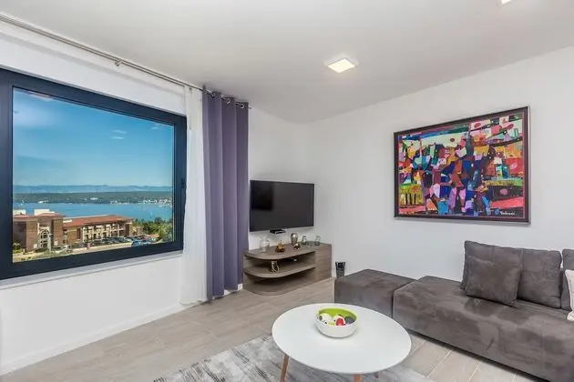 Luxury Apart Daire, 2 Yatak Odası, Balkon, Deniz Manzaralı