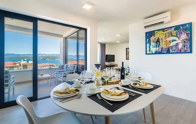 Luxury Apart Daire, 2 Yatak Odası, Balkon, Deniz Manzaralı
