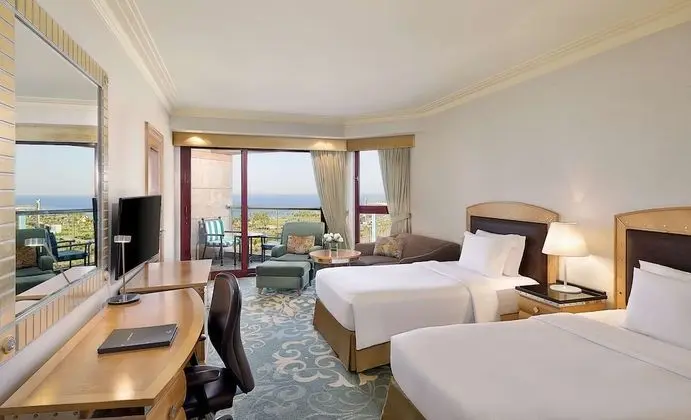 Deluxe Oda, 2 Tek Kişilik Yatak, Kısmi Deniz Manzaralı