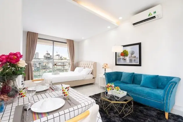 Design Oda, 1 Yatak Odası, Küçük Mutfak, Şehir Manzaralı