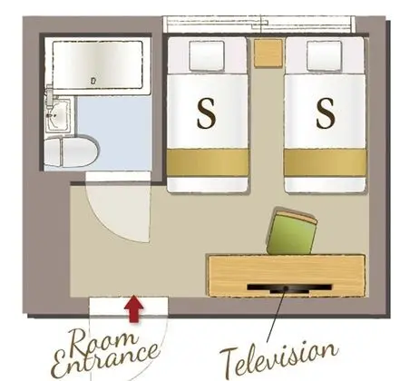 Comfort Süit, Sigara İçilmez (Adjoining Twin Rooms)