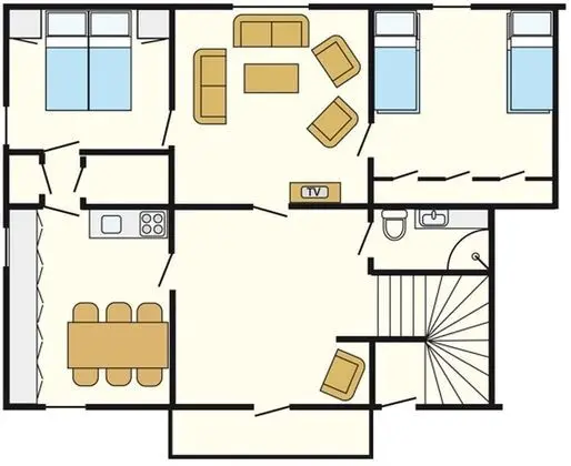 Apart Daire, 2 Yatak Odası (6 adults, Excluding Linen/Towels)