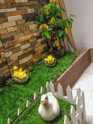 Family Villa, 4 Yatak Odası, Mutfak, Avlu Manzaralı (Open Space)