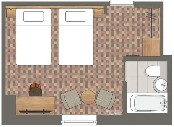 İki Ayrı Yataklı Oda, Sigara İçilmez (For 1 person)