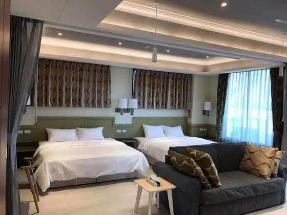 Deluxe Dört Kişilik Oda, Okyanus Manzaralı (2F)